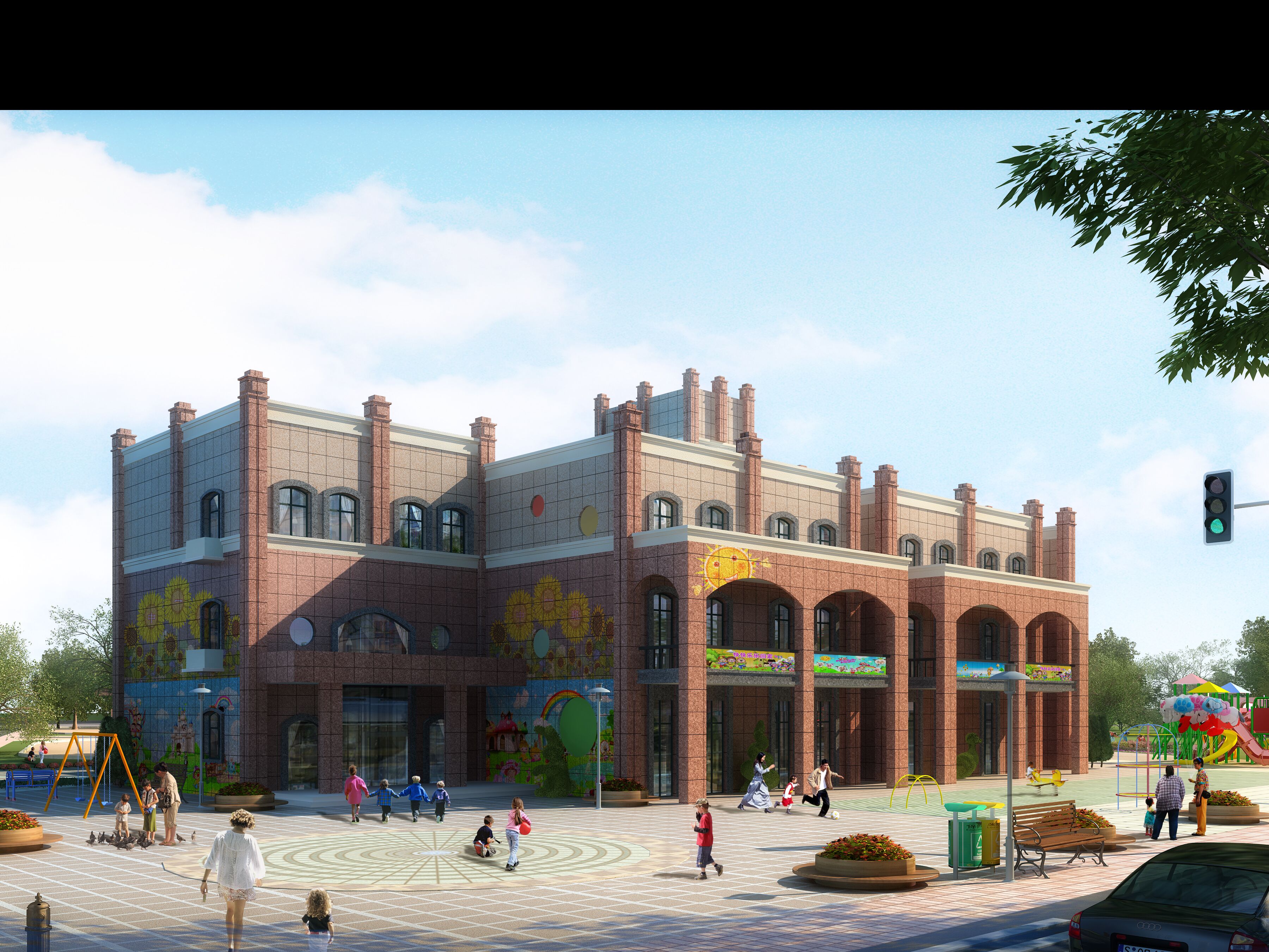 新站區新店花園小學(xué)、幼兒園工程